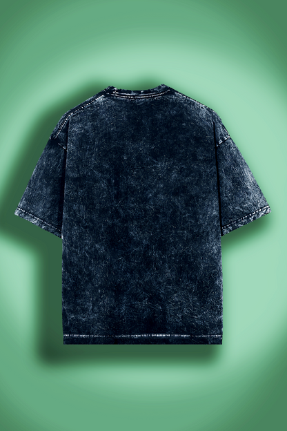 Illusion Acid-Wash Oversized T-Shirt